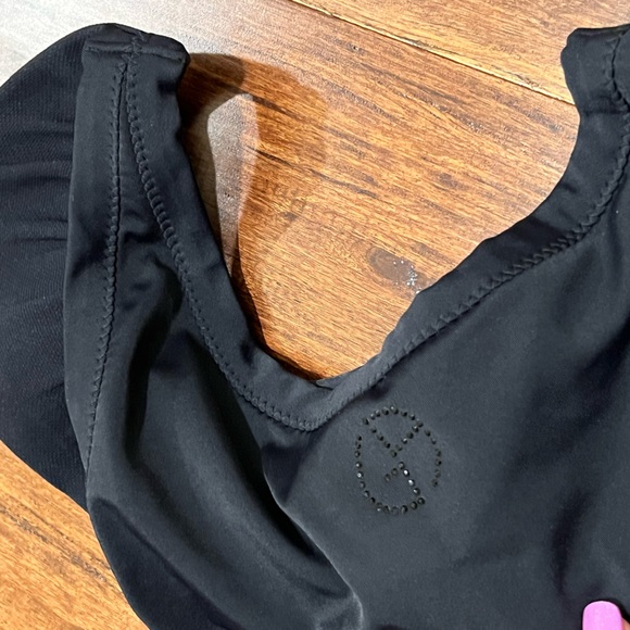 Giorgio Armani by Wolford BLUE lace top size small New $$$ - Picture 7 of 13